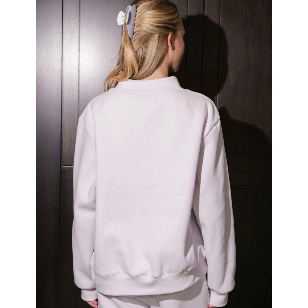 PARKE Valentines Varsity Mockneck- Lavender + White XXL New in Bag Heart Limited - Picture 2 of 16